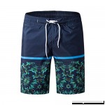 Colmkley Men's Quick Dry Beach Fashion-Board-shortsSummer Swim Trunks for Sport Surf Dark Blue B07MF29GLS
